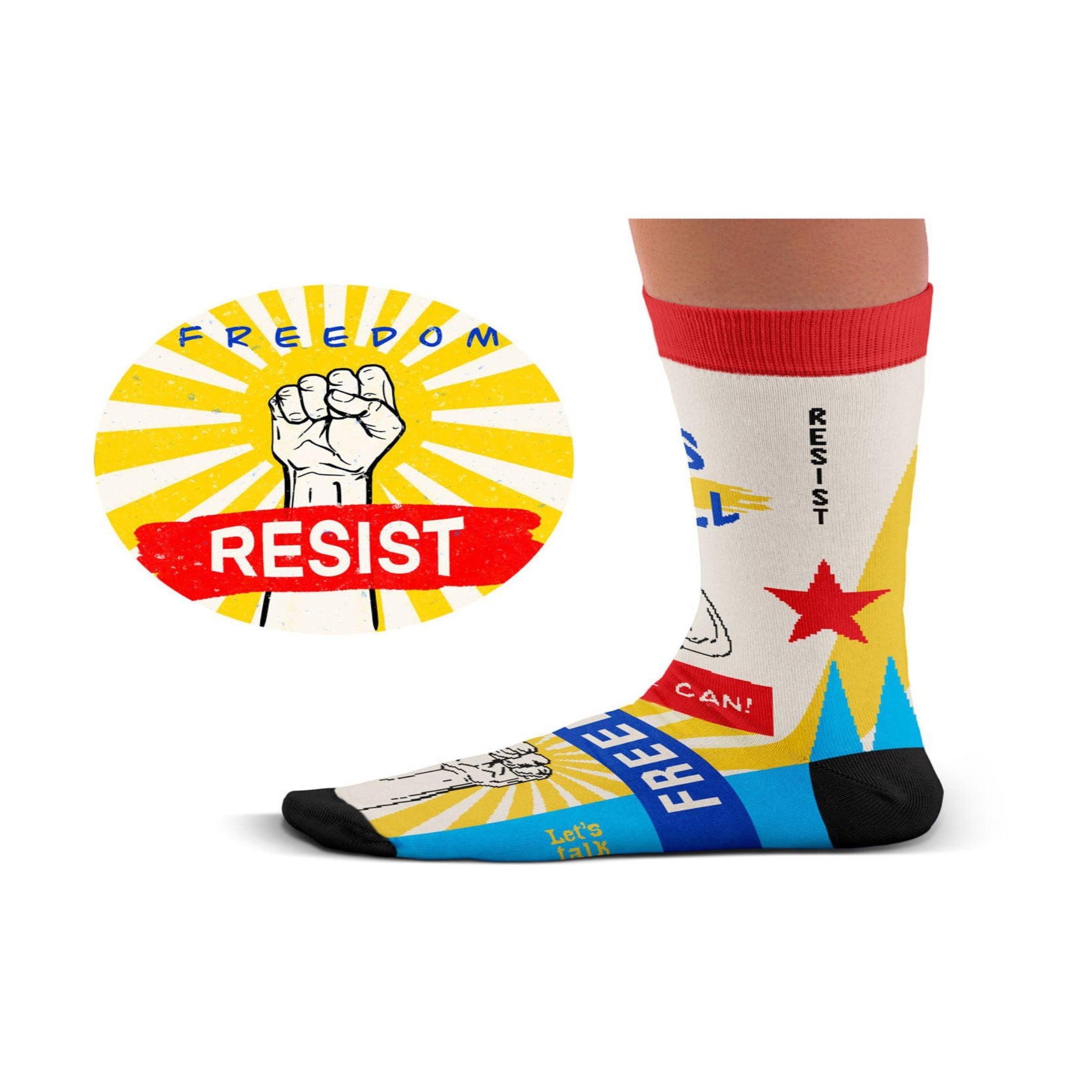 Voir la diapositive 4 : SOCK AFFAIRS Chaussettes art de la propagande