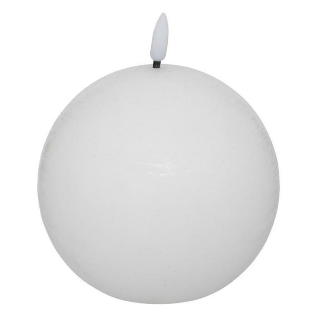 ATMOSPHERA Bougie Boule à LED  Molia  10cm Blanc