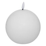 ATMOSPHERA Bougie Boule à LED  Molia  10cm Blanc