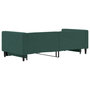 Voir la diapositive 5 : VIDAXL Lit de jour avec gigogne sans matelas vert fonce 90x200 cm