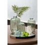 Voir la diapositive 2 : Paris Prix Vase Design en Verre  Lignes  20cm Vert