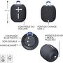 Voir la diapositive 5 : Ultimate ears Enceinte portable Wonderboom 4 Noir
