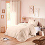 Voir la diapositive 1 : COTON PUR Parure de draps 4 pièces  Noah  Gaze de Coton pour lit 2 Places 160 cm