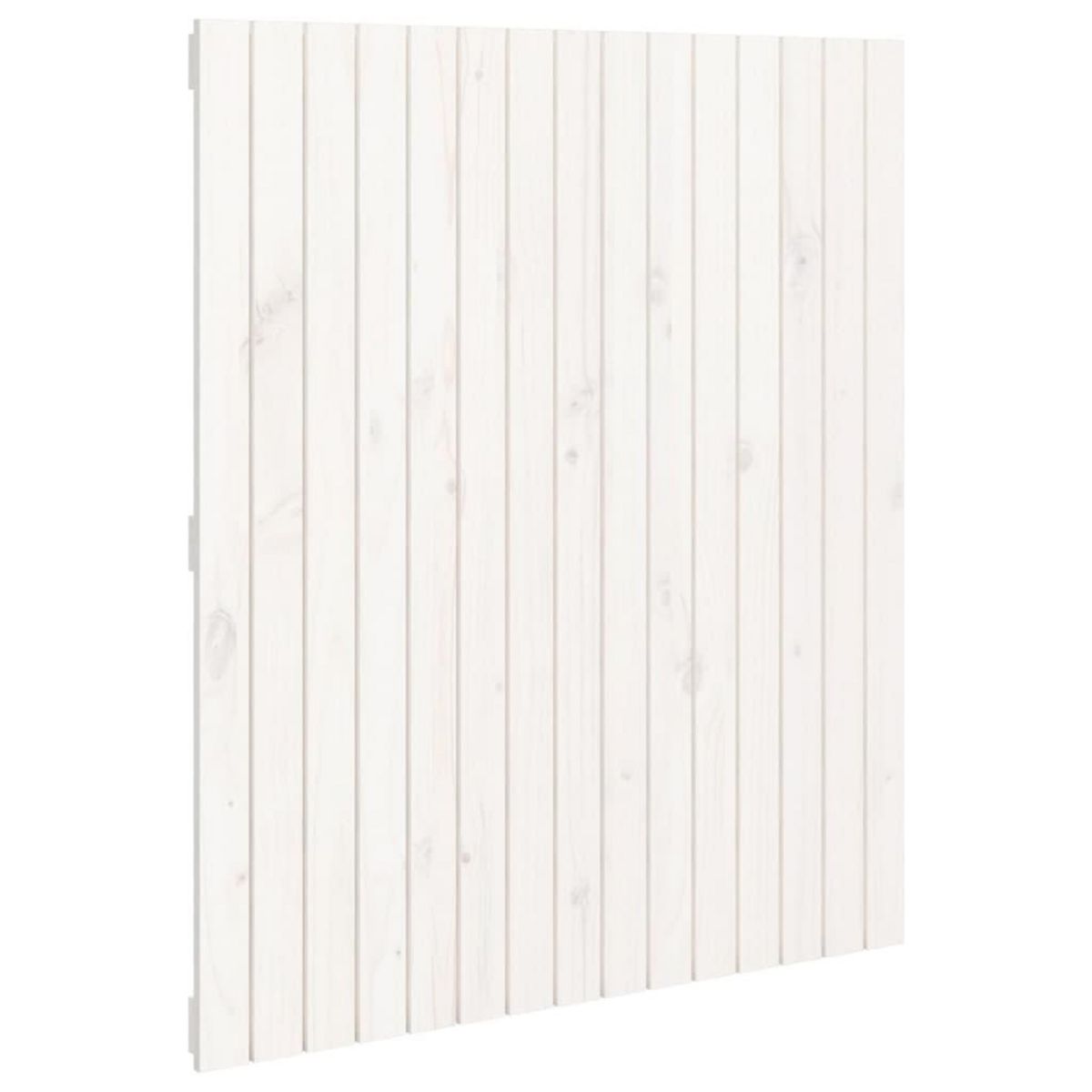 VIDAXL Tete de lit murale Blanc 95,5x3x110 cm Bois massif de pin