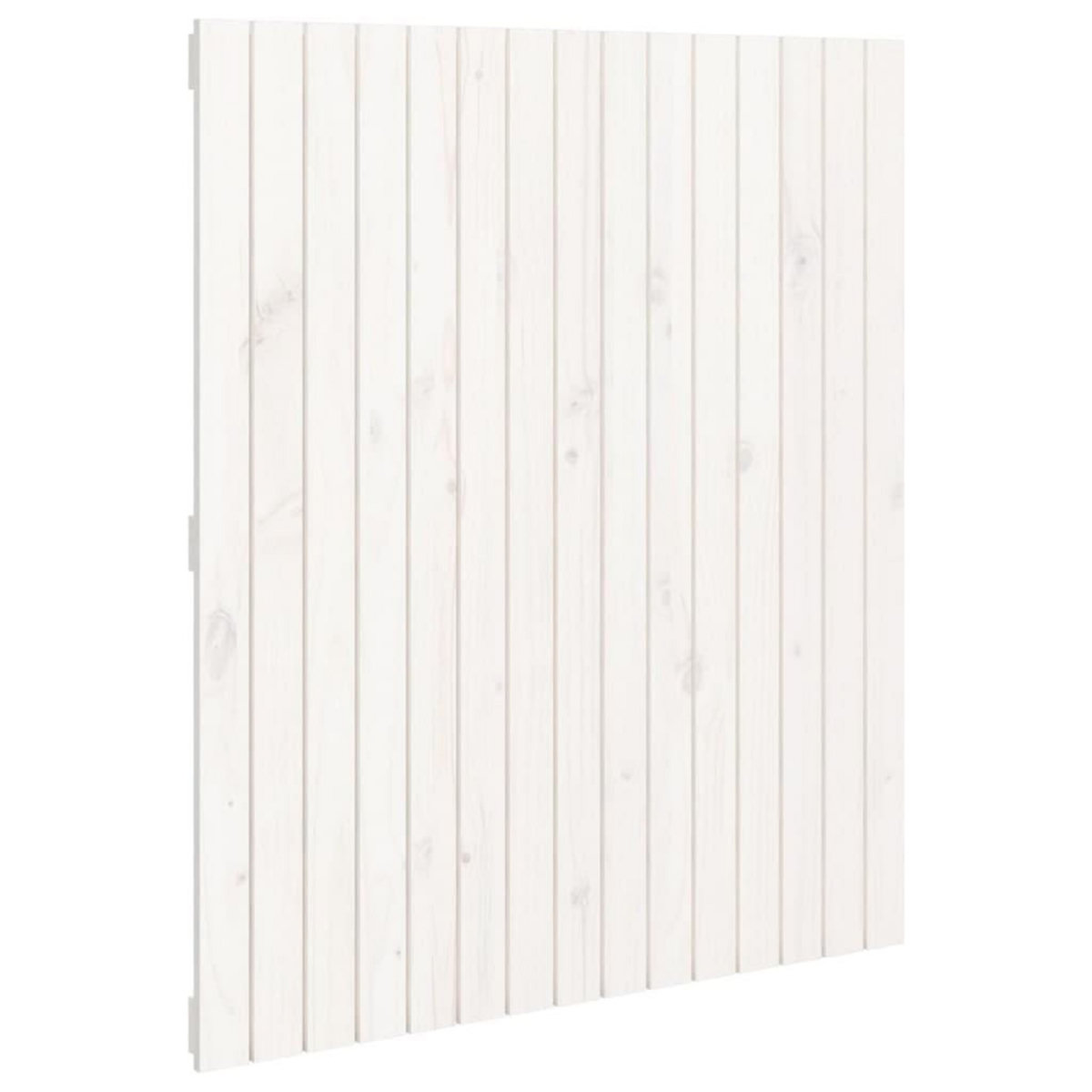 VIDAXL Tete de lit murale Blanc 95,5x3x110 cm Bois massif de pin