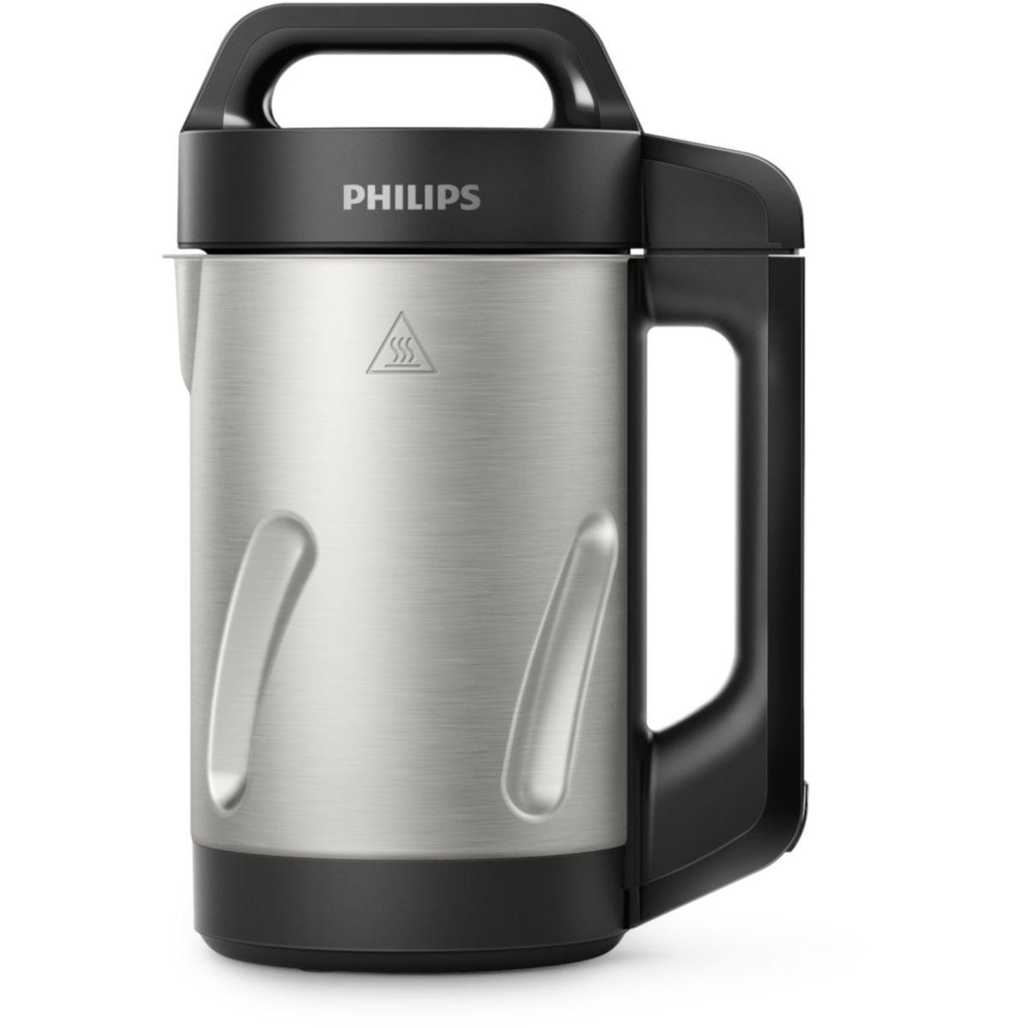 Philips Blender chauffant hr2203/80 blender pour soupe métal 1,2l, 1000w
