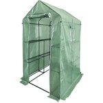 Habitat et Jardin Serre tomates de jardin avec étagères  Lys  - 2.04 m² - 130g - Vert