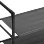 Voir la diapositive 2 : ATMOSPHERA Vestiaire d'Entrée en Métal  Intissa  170cm Noir