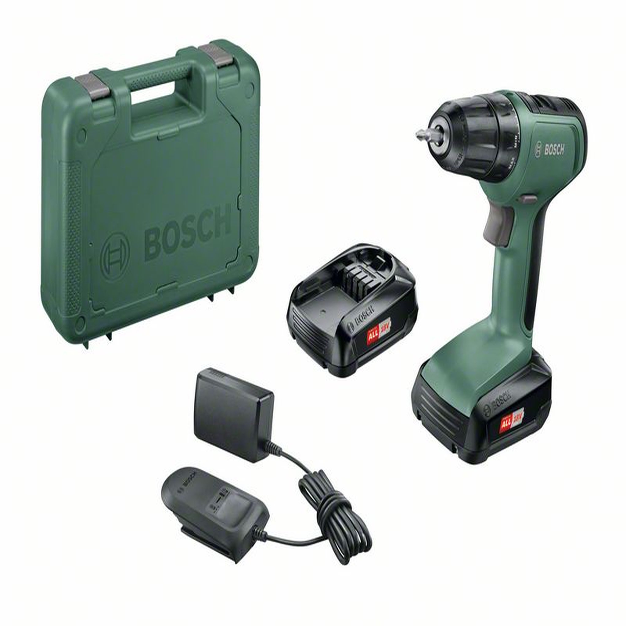 Voir la diapositive 1 : BOSCH Perceuse sans fil 18V UniversalDrill - 2 batteries 1.5 Ah