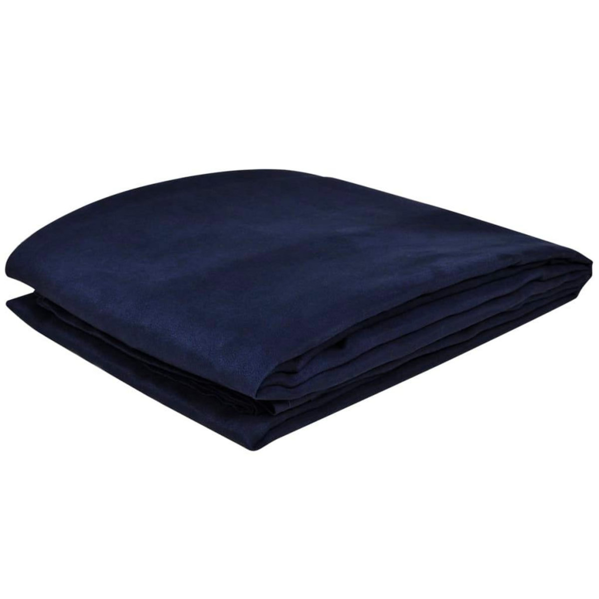 VIDAXL Housse de canape Micro-suede Bleu marine 140x210 cm