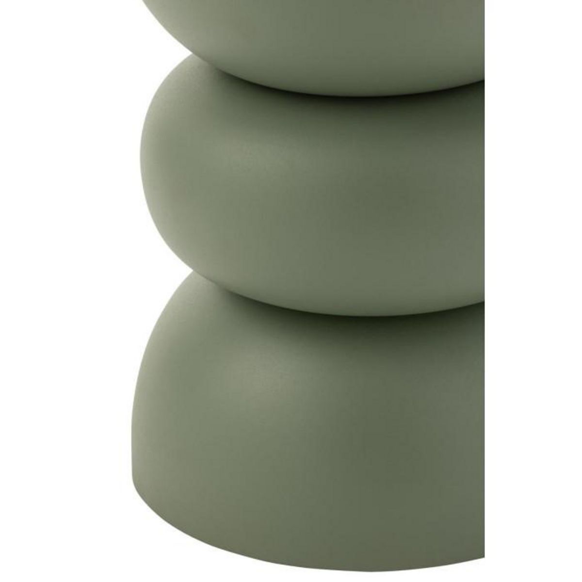 Paris Prix Table d'Apppoint Design en Métal  Lise  43cm Vert