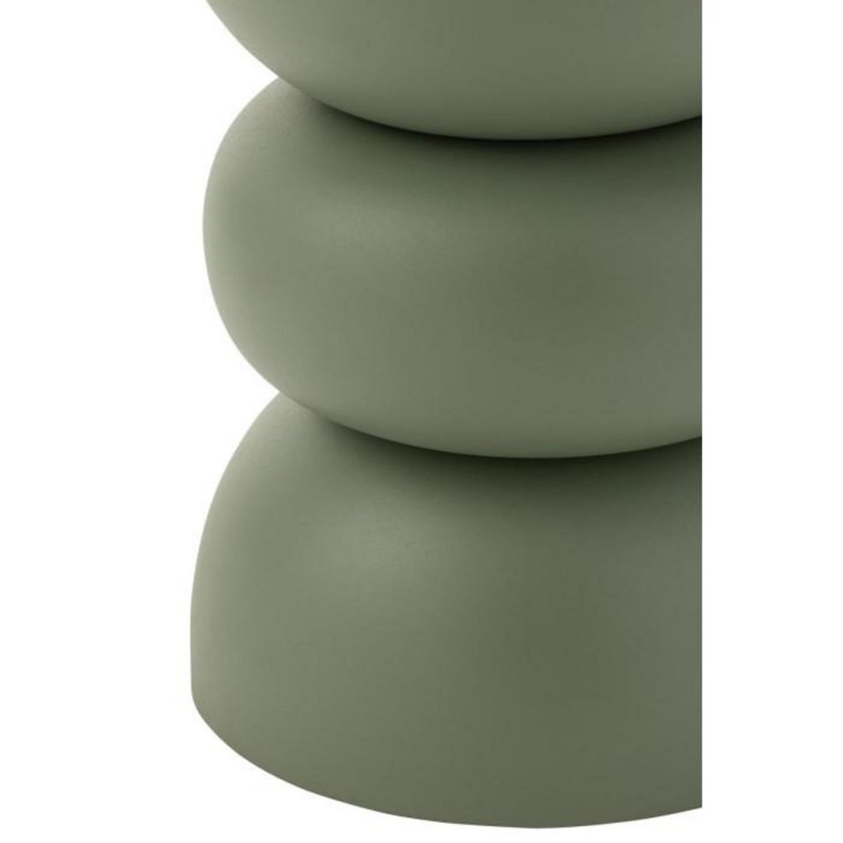Paris Prix Table d'Apppoint Design en Métal  Lise  43cm Vert