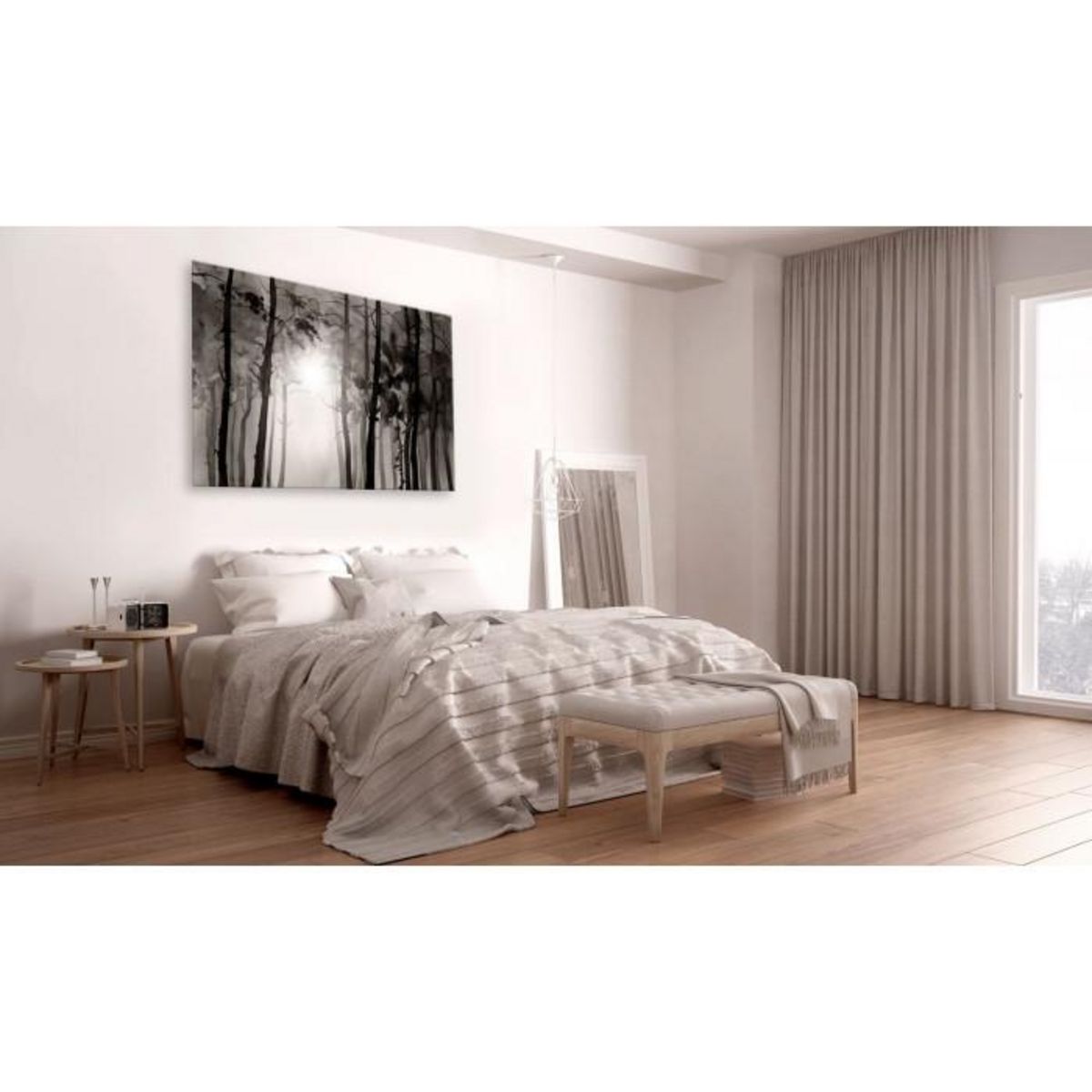 Paris Prix Tableau Imprimé  Foggy Forest