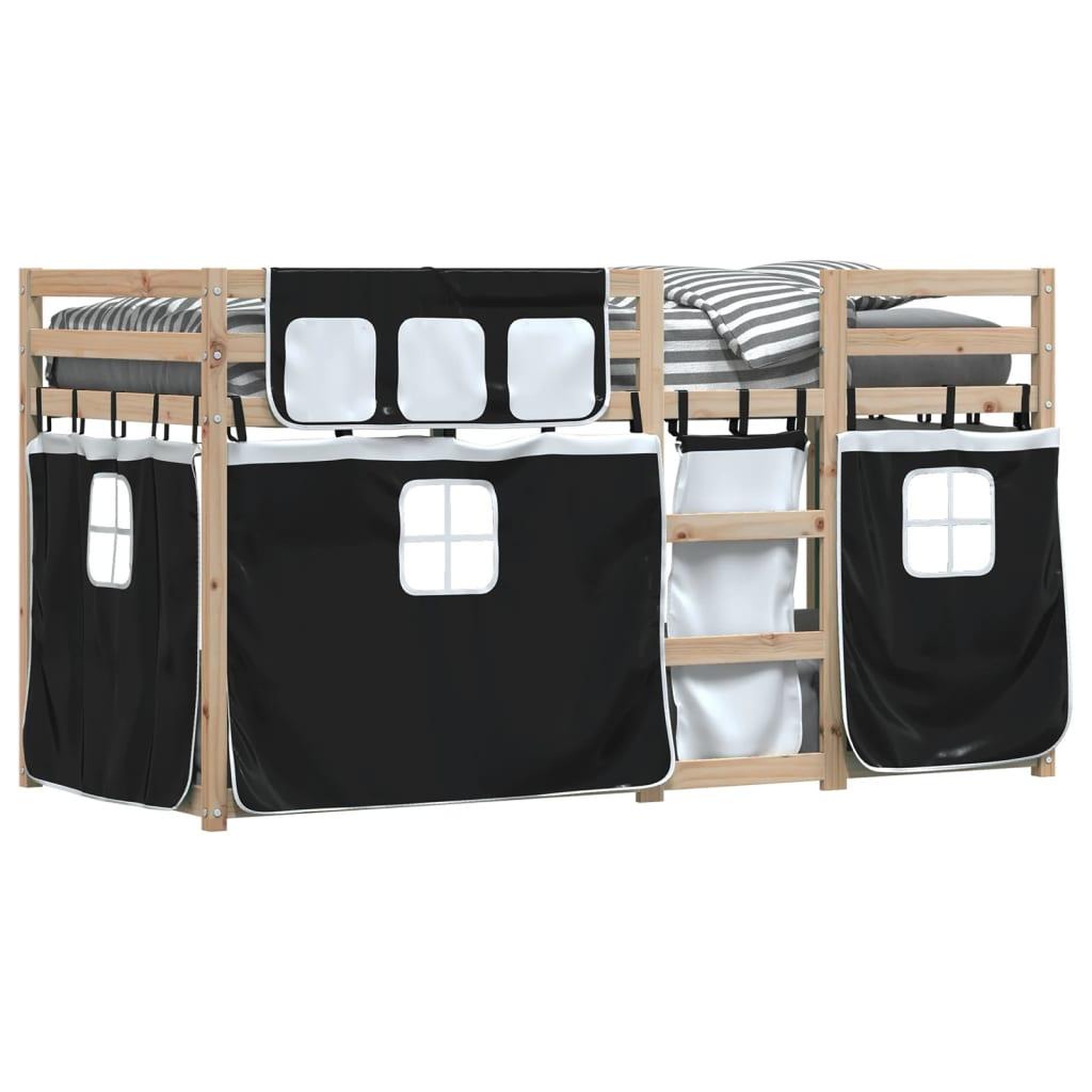 Voir la diapositive 4 : VIDAXL Lit superpose sans matelas 90x190 cm bois de pin massif