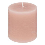 COMPTOIR DE LA BOUGIE Bougie Ronde  Rustic  7cm Rose Clair