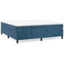 Voir la diapositive 2 : VIDAXL Cadre de lit sans matelas bleu fonce 180x200 cm velours