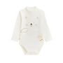 Voir la diapositive 6 : Petit Béguin Lot de 2 bodies bébé col roulé manches longues Cracotte