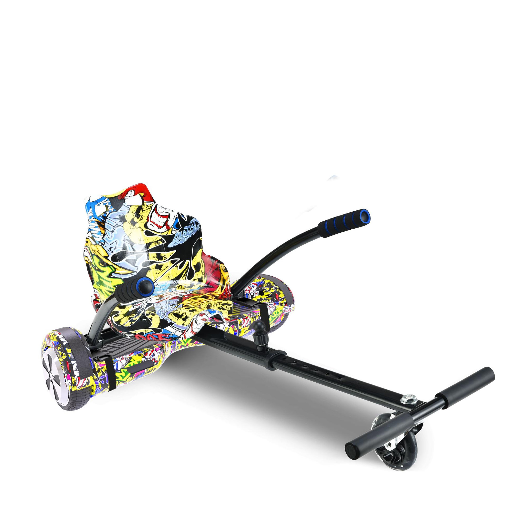 Voir la diapositive 2 : URBANGLIDE Hoverboard UrbanGlide 65 Lite + KART – 15km/h - Moteur 500W - Autonomie Jusqu'a 20 km - Pneu 6.5  Plein - Batterie 25.9V/4Ah - Poids 10Kg