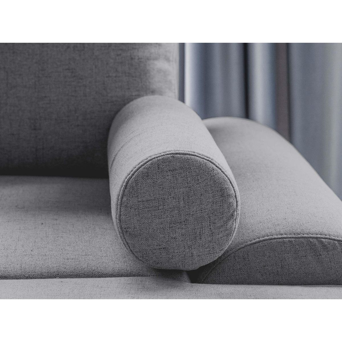 LISA DESIGN Onyx - canapé droit 2 places - en tissu mailles 3d