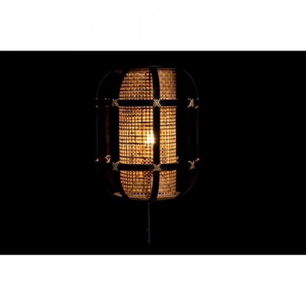 MARKET24 Lampe de bureau DKD Home Decor Noir Marron Colonial 220 V 50 W (31 x 31 x 51 cm)