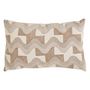 Voir la diapositive 1 : ATMOSPHERA Coussin en Jacquard Chenillé  Floe  38x58cm Beige