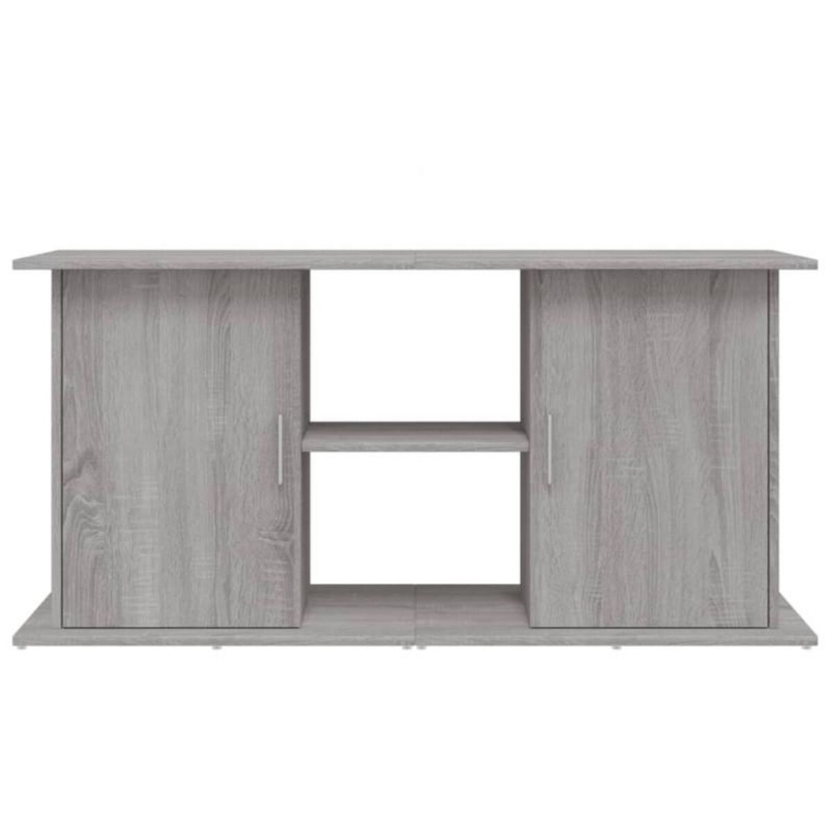 VIDAXL Support pour aquarium sonoma gris 121x41x58cm bois d ingénierie