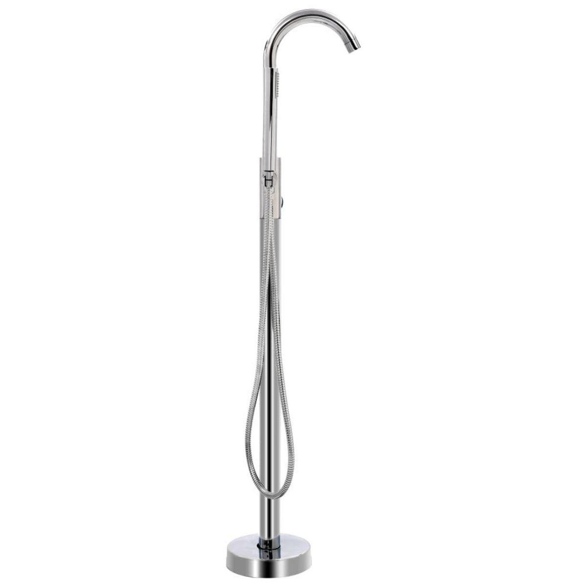 VIDAXL Robinet de baignoire sur pied Acier inoxydable 118,5 cm
