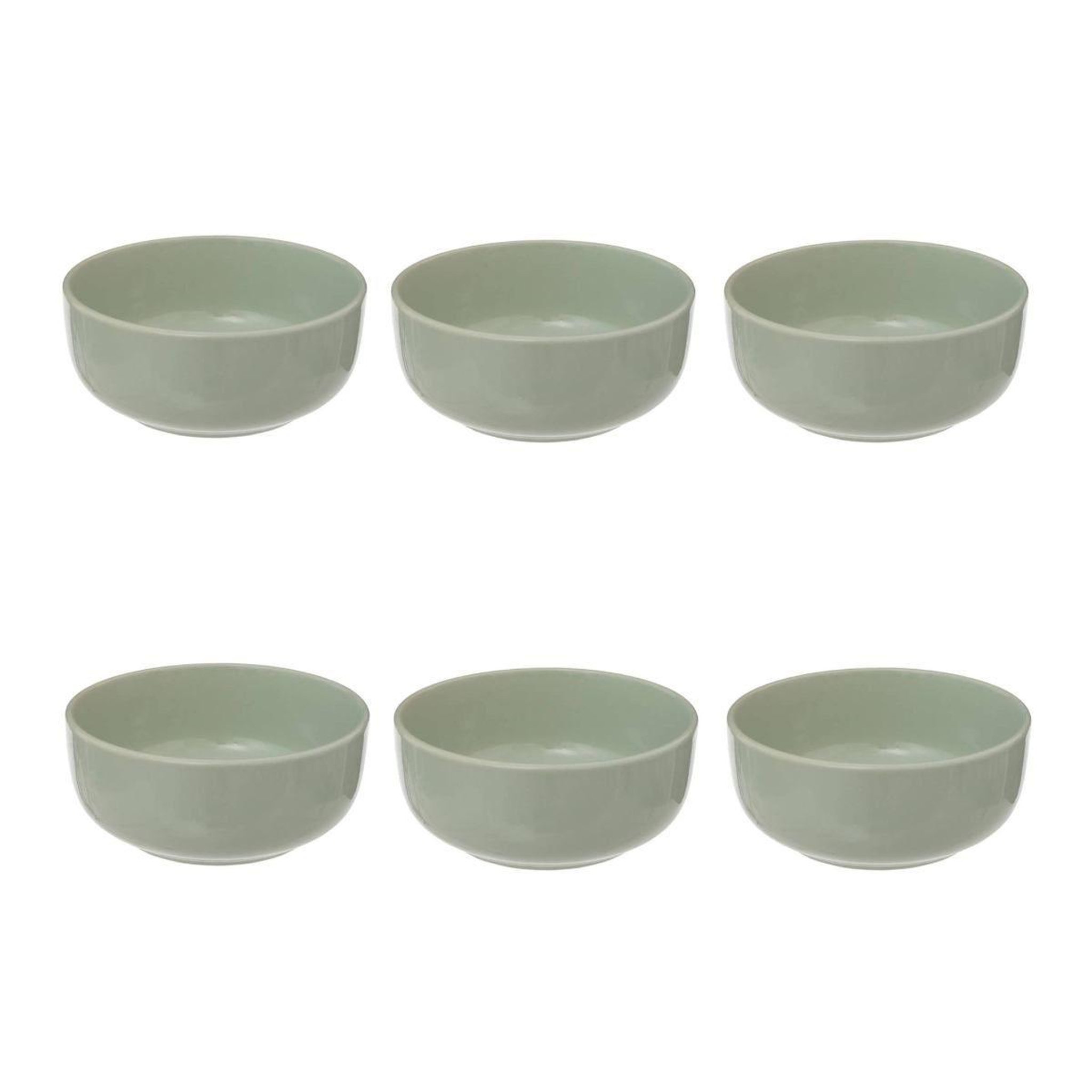 SECRET DE GOURMET Lot de 6 coupelles  marie  15cm vert clair