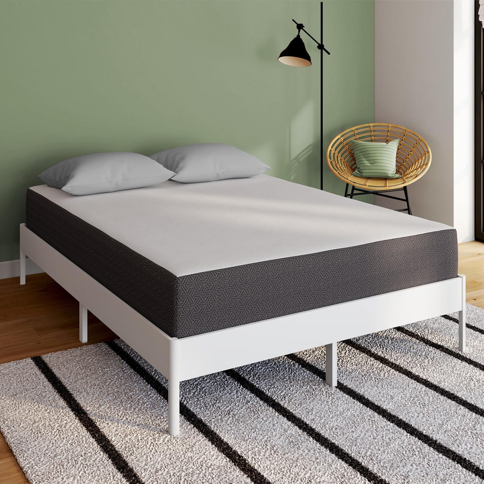 Voir la diapositive 2 : ID MARKET Matelas 140 x 190 cm à mémoire de forme stella épaisseur 30 cm