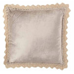 Paris Prix Coussin Déco  Vintage  45x45cm Gris & Beige