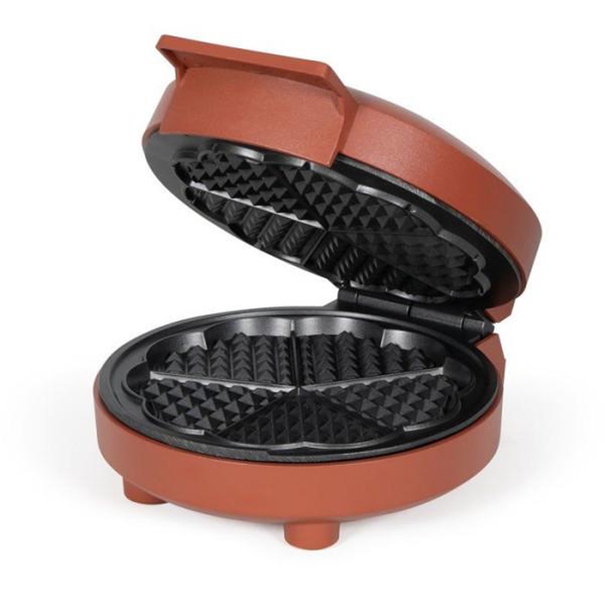 Voir la diapositive 6 : LIVOO Gaufrier coeur 1000w rouge - dop255r