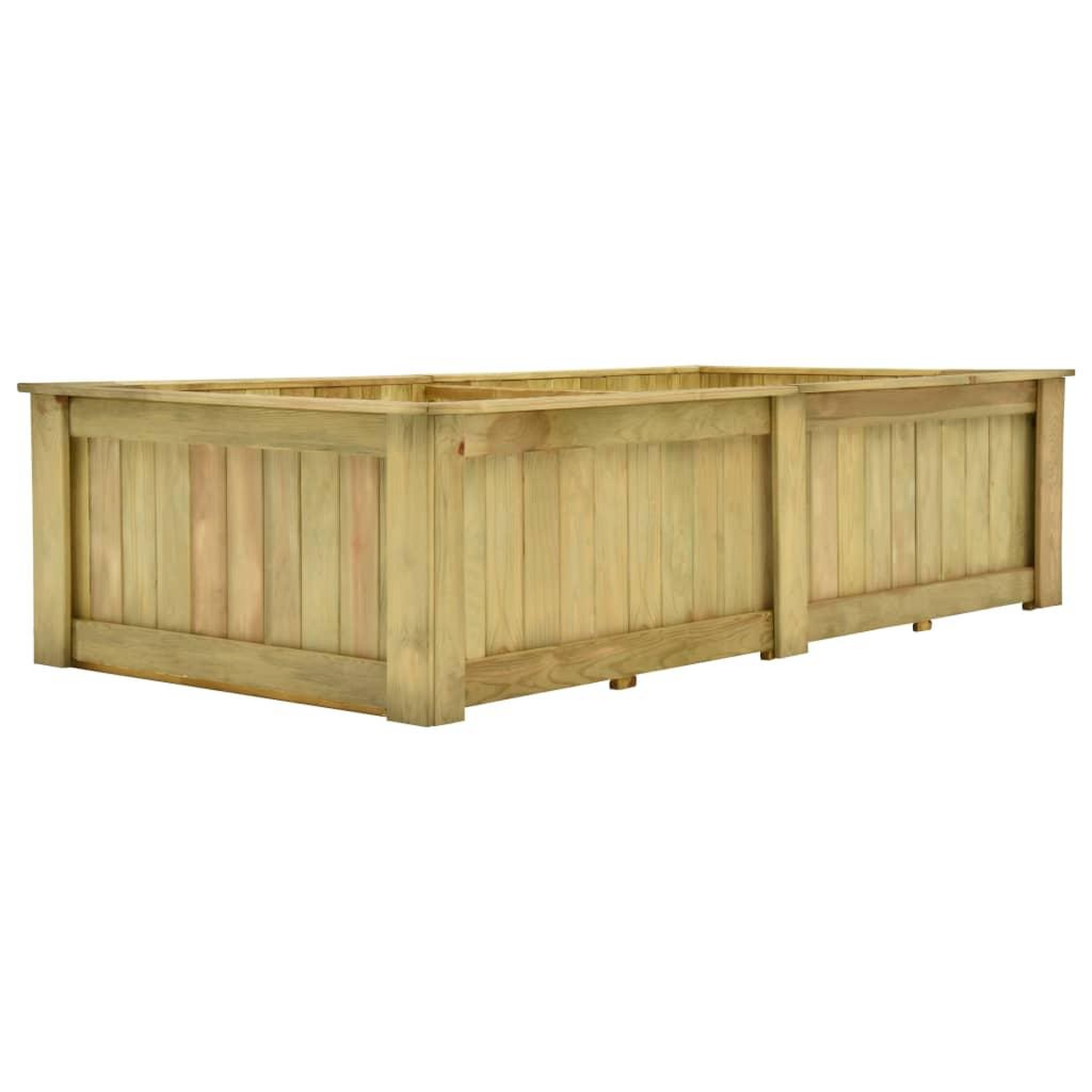 Voir la diapositive 1 : VIDAXL Jardiniere surelevee 196x100x50 cm Bois de pin impregne