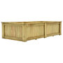 Voir la diapositive 1 : VIDAXL Jardiniere surelevee 196x100x50 cm Bois de pin impregne