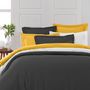 Voir la diapositive 3 : Sensei Maison Taie de traversin en percale de coton SOFT PERCALE - 45x185 cm