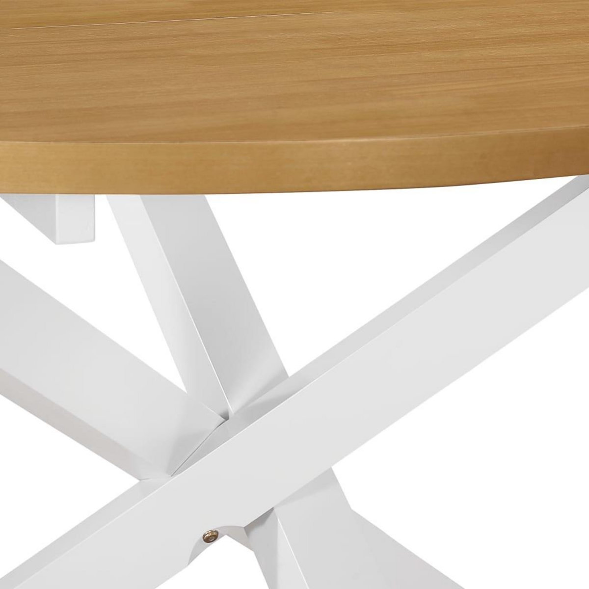 VIDAXL Table de salle a manger Blanc 120 x 75 cm MDF