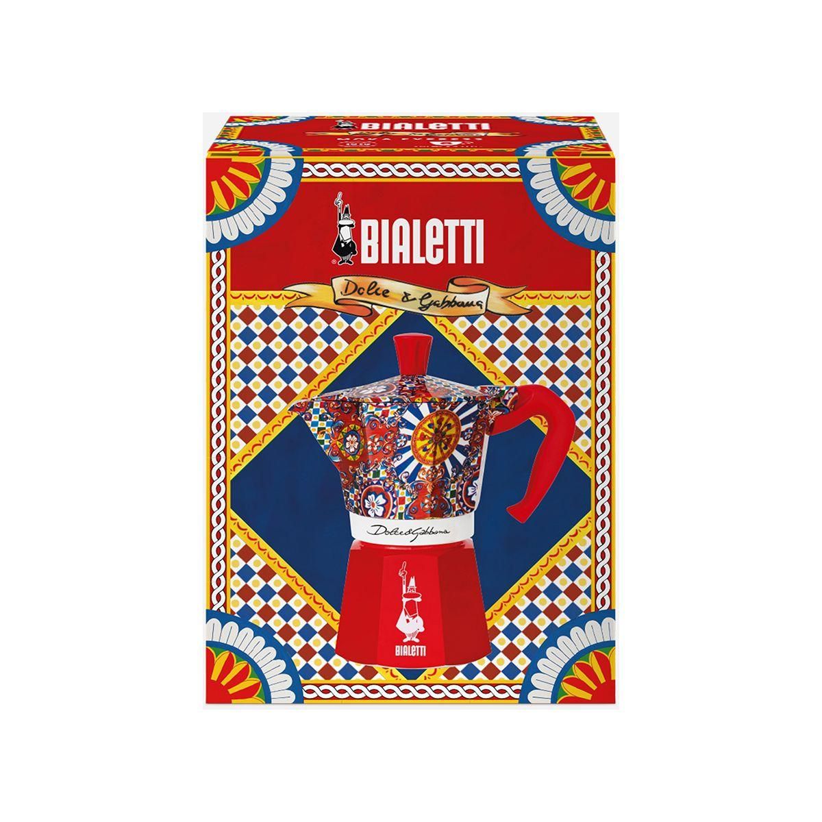 BIALETTI Cafetière italienne Moka Express 6 Cups Dolce Gabbana