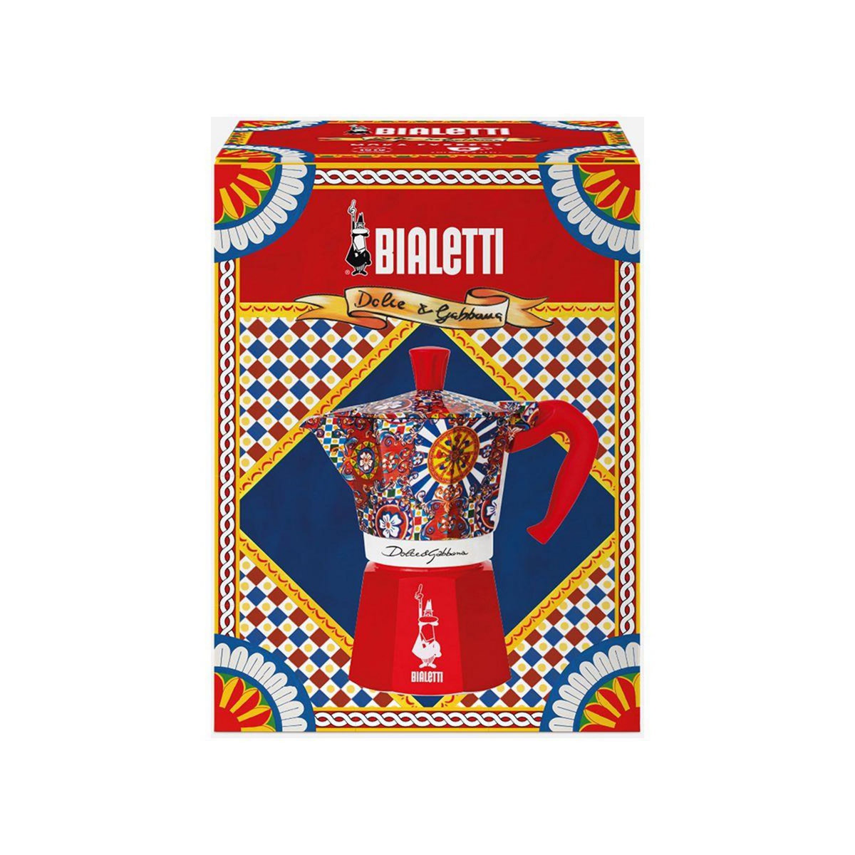 BIALETTI Cafetière italienne Moka Express 6 Cups Dolce Gabbana