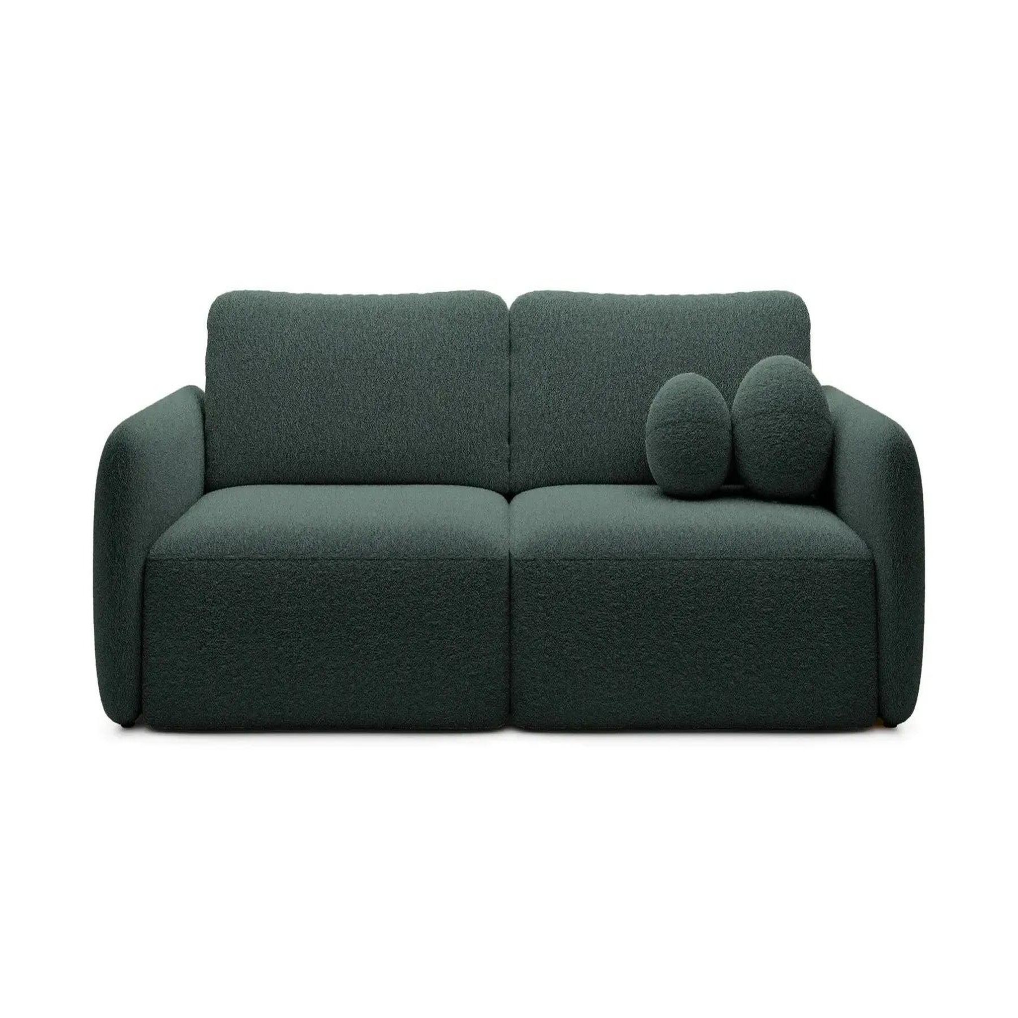 Voir la diapositive 1 : CASANOVA PARIS Gigi - canapé droit convertible tissu bouclette