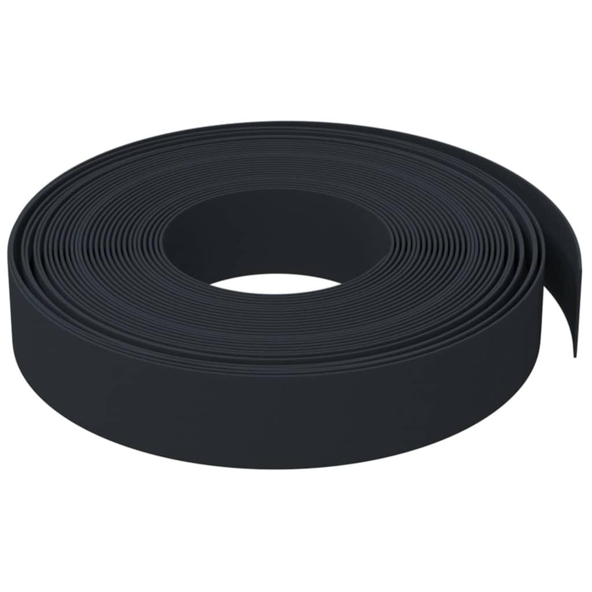 Voir la diapositive 4 : VIDAXL Bordures de jardin 4 pcs noir 10 m 10 cm polyethylene