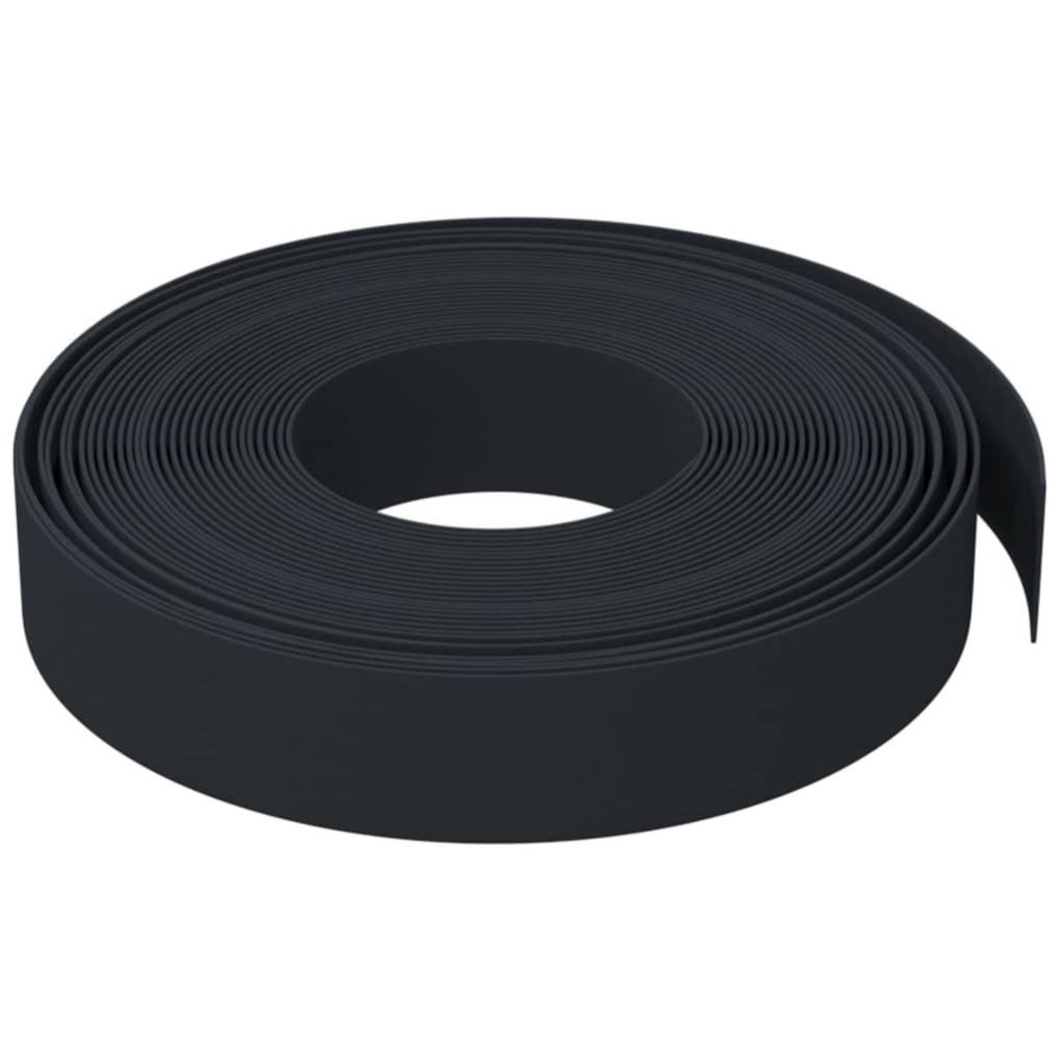 VIDAXL Bordures de jardin 4 pcs noir 10 m 10 cm polyethylene