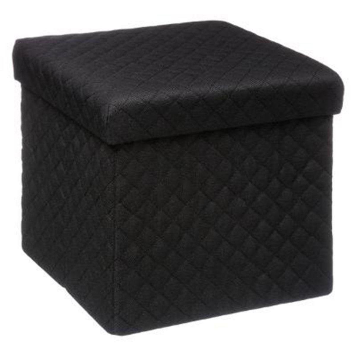  Pouf Carré Design  Mix N'Modul  31cm Noir