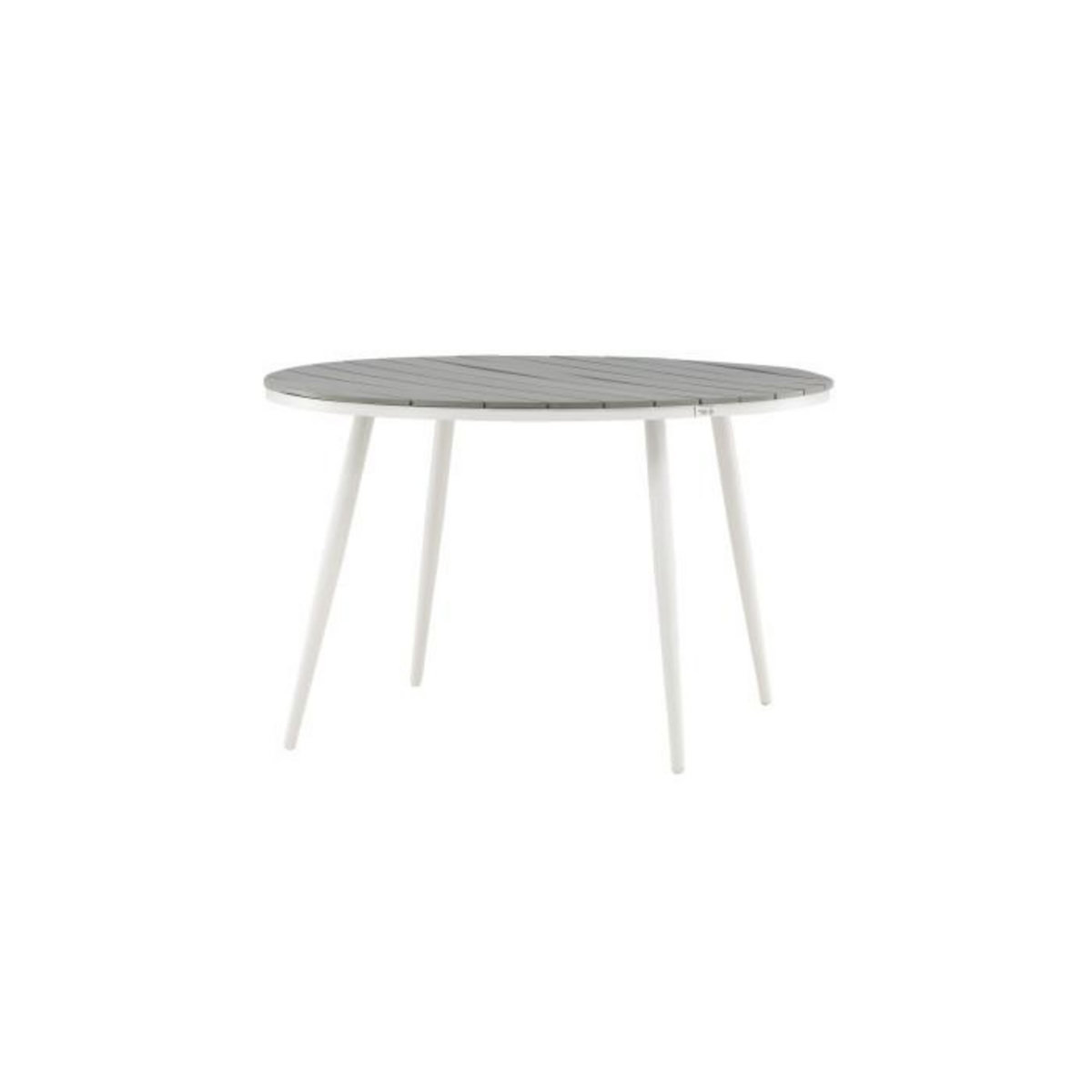 Paris Prix Table de Jardin Ronde  Break  120cm Gris