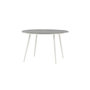 Voir la diapositive 3 : Paris Prix Table de Jardin Ronde  Break  120cm Gris