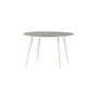 Voir la diapositive 3 : Paris Prix Table de Jardin Ronde  Break  120cm Gris