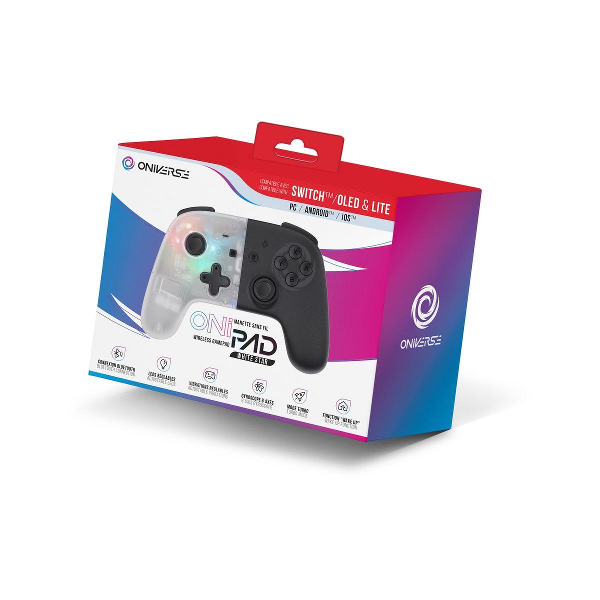 Voir la diapositive 5 : ONIVERSE Manette White Star