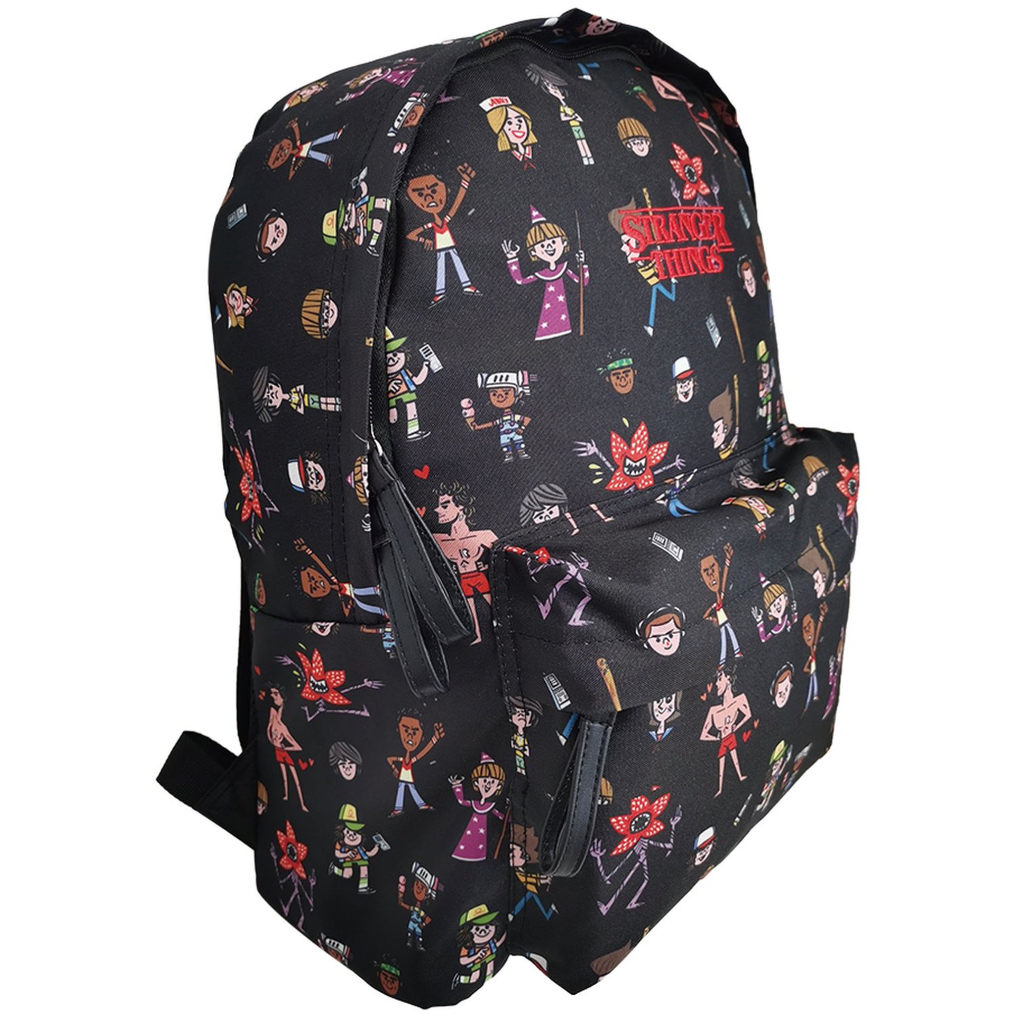 Voir la diapositive 2 : Stranger Things Sac à dos 1 compartiment noir STRANGER THINGS