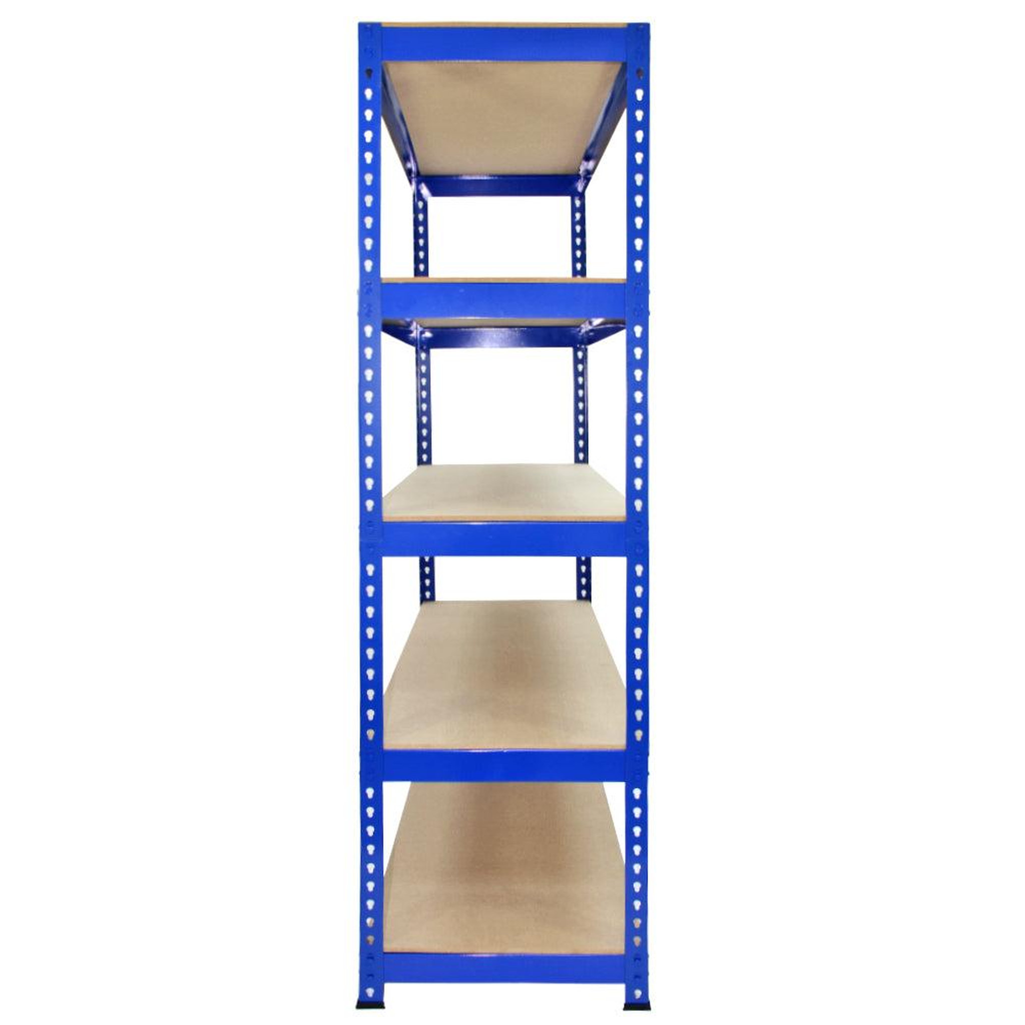 Voir la diapositive 3 : MONSTER RACKING 2 rayonnages t-rax en acier bleu 75cm x 150cm x 30cm