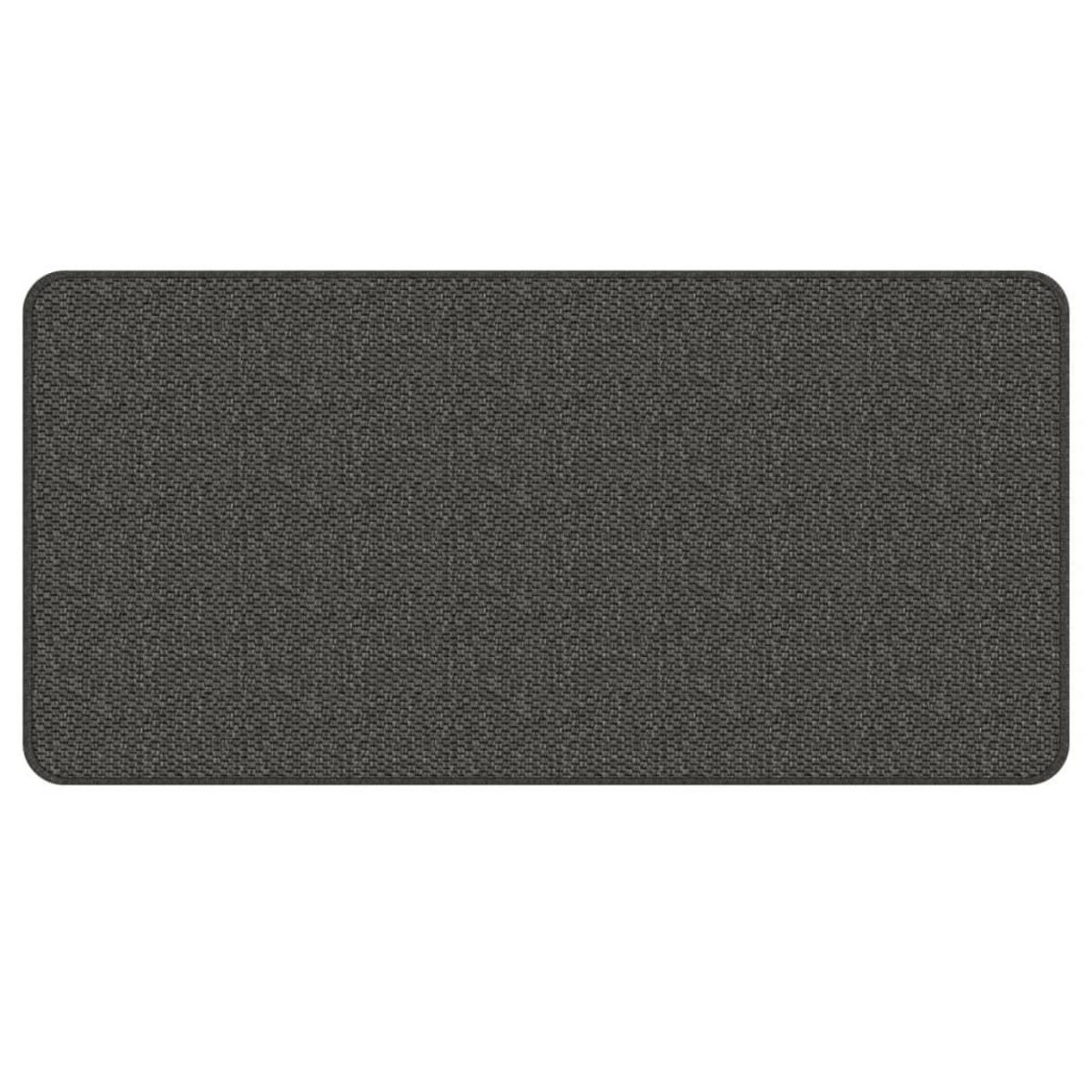 VIDAXL Tapis de couloir aspect sisal anthracite 50x100 cm