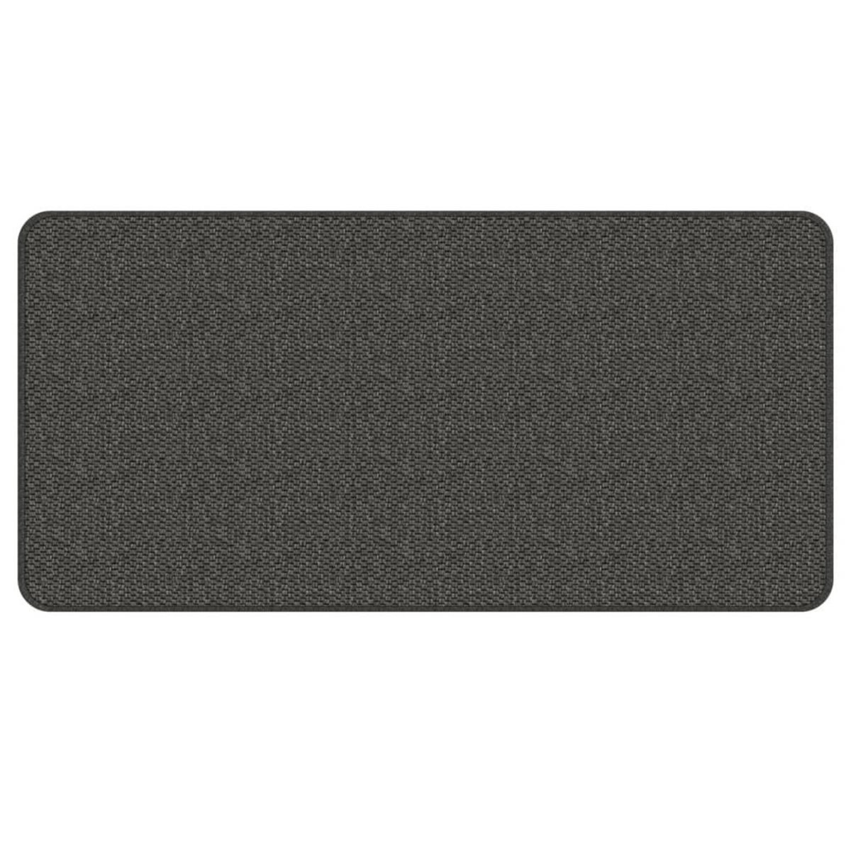 VIDAXL Tapis de couloir aspect sisal anthracite 50x100 cm