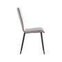Voir la diapositive 3 : Habitat et Jardin Lot de 2 chaises en velours  Henley  - Gris clair